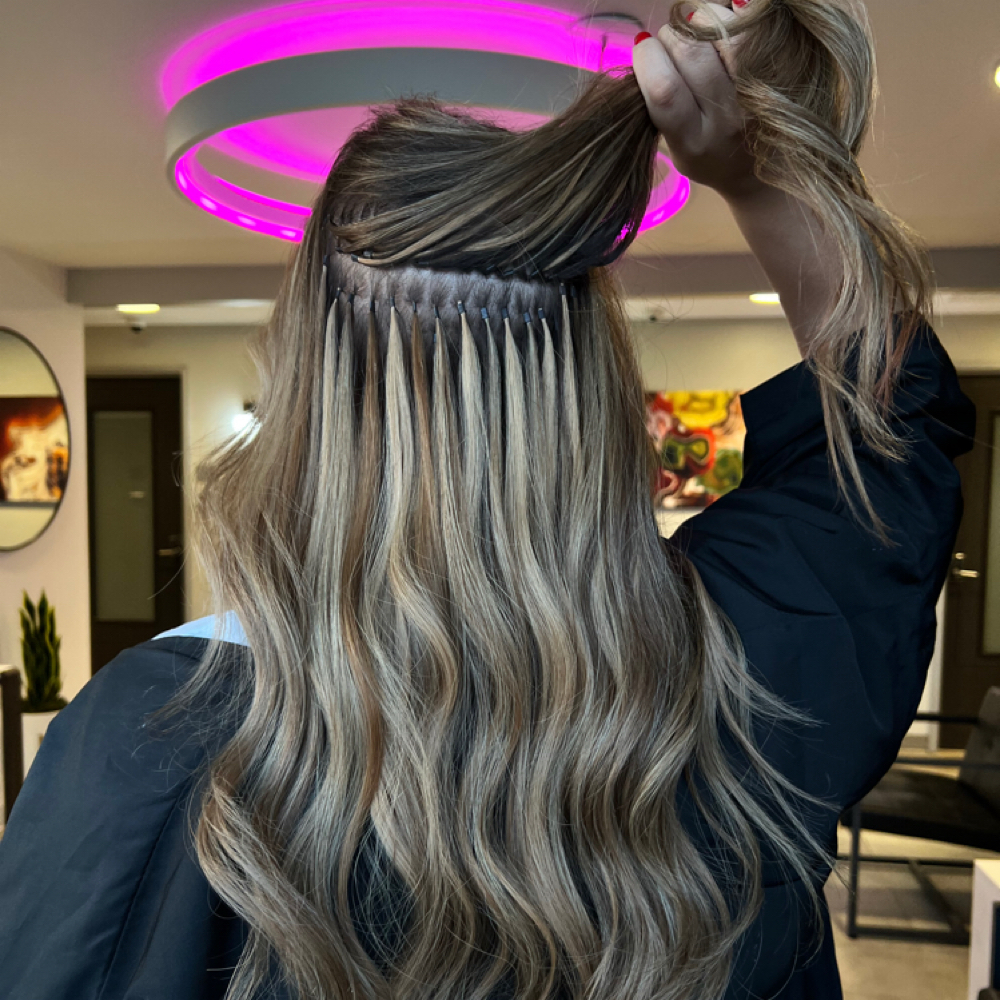 Extension Adjustment (microbeads) at Jackyxhair in Rowlett, TX