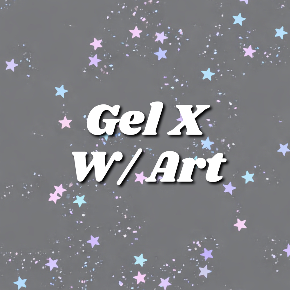 Gel X W/ Art at Raqstar Nails in Arvada, CO