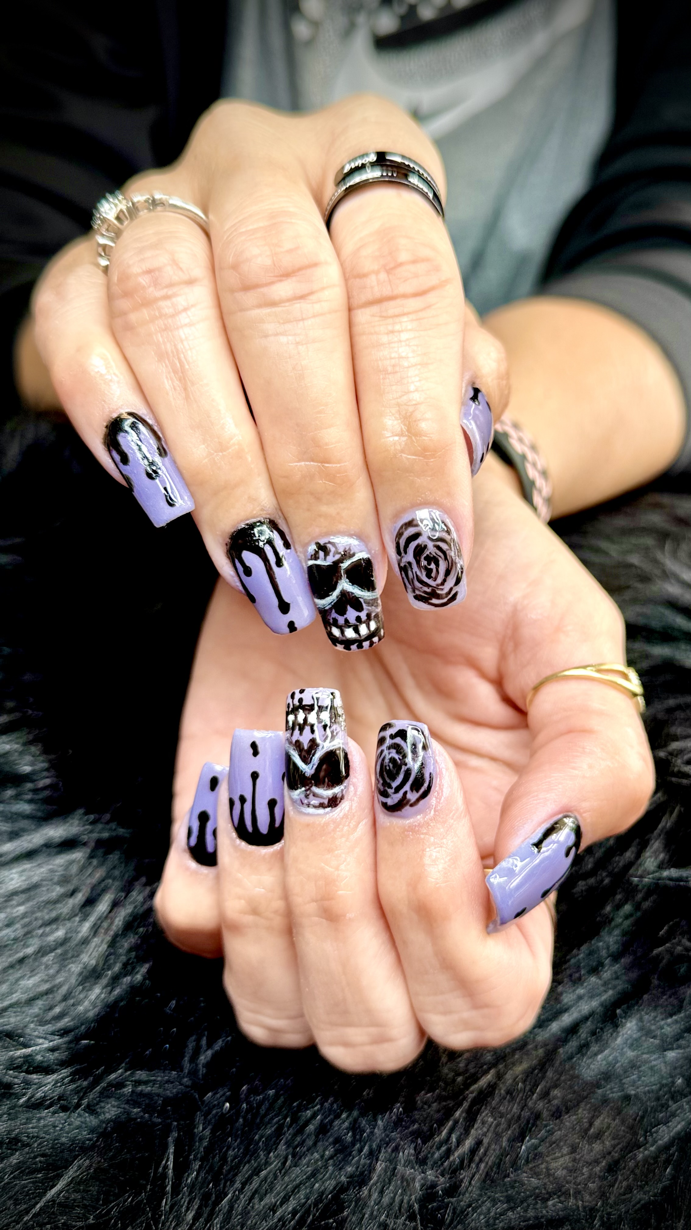 Extrinsic Nail Art- 10 nails