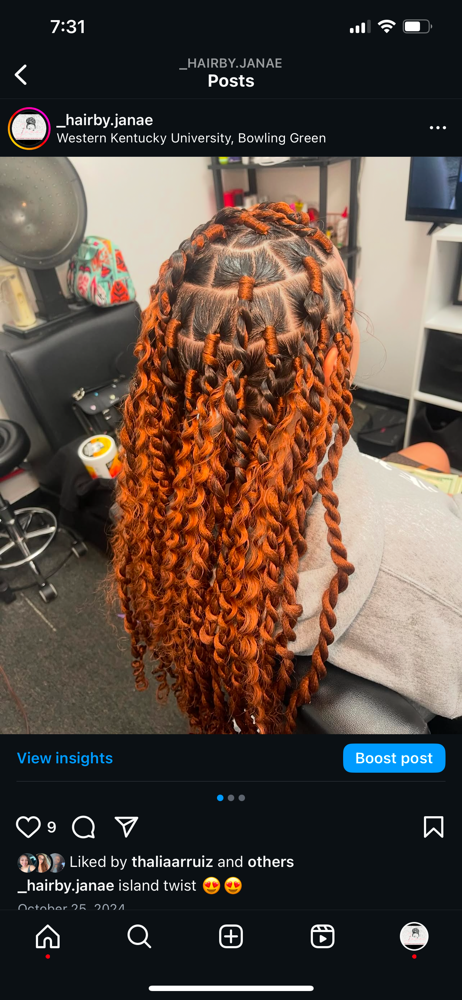 Boho Island twist