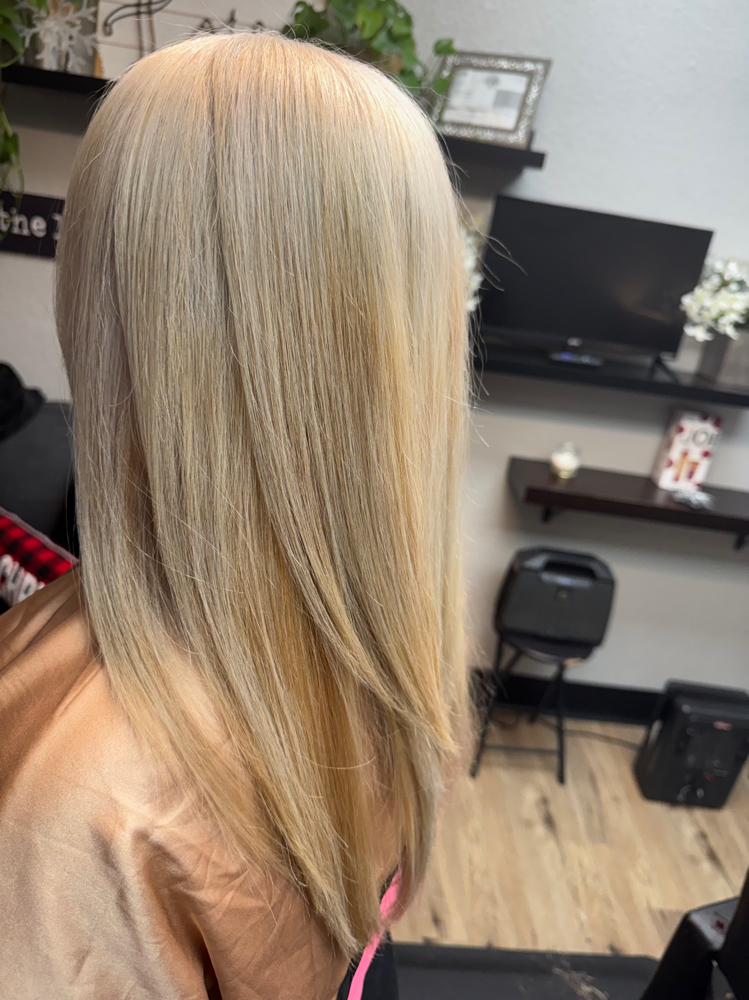 Blonde Highlights And Tone