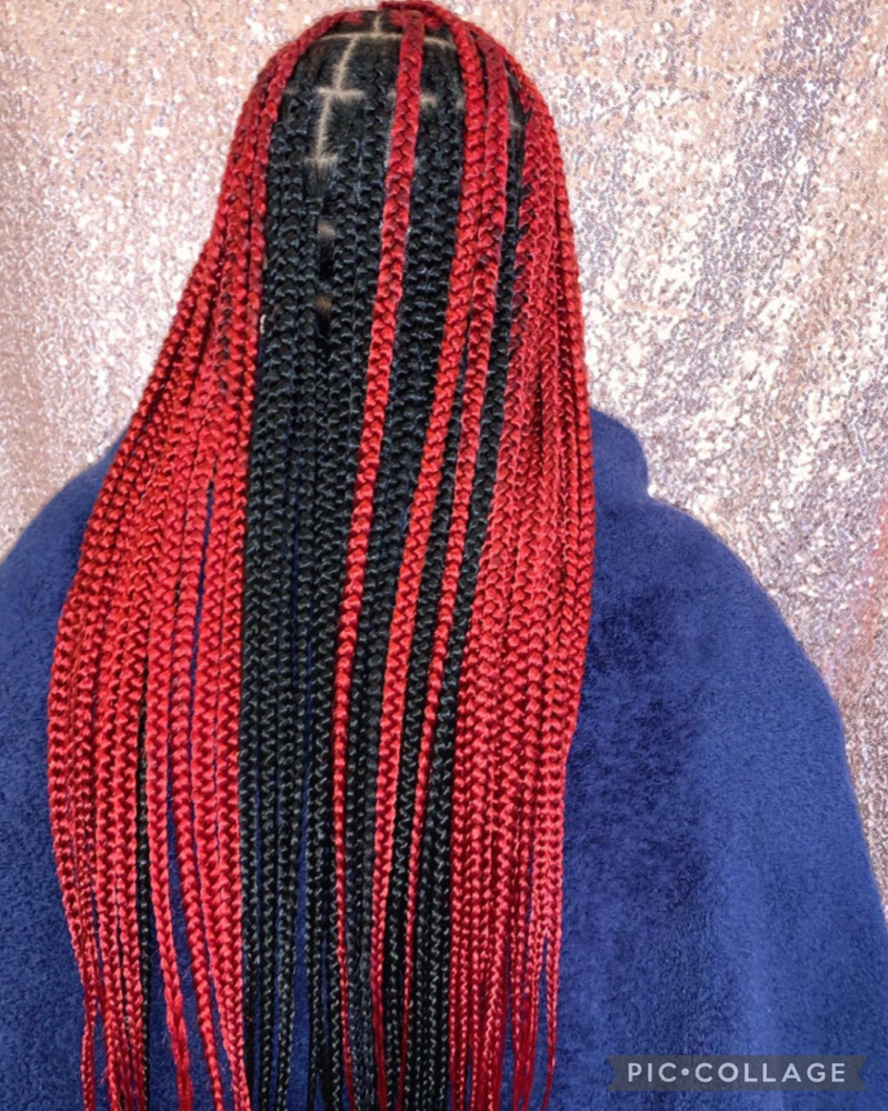 Medium Knotless Braids