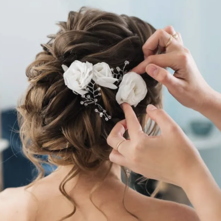 Bridal Hairstyle Trial at VALTHENTIC in Centreville, VA