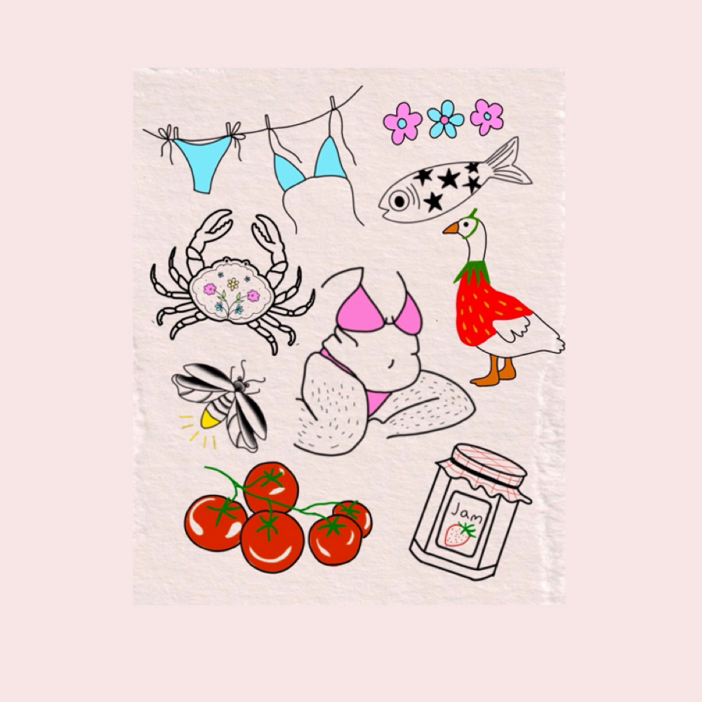 Summer Flash•Price Varies at Allie Bloom Tattoos in Cary, NC