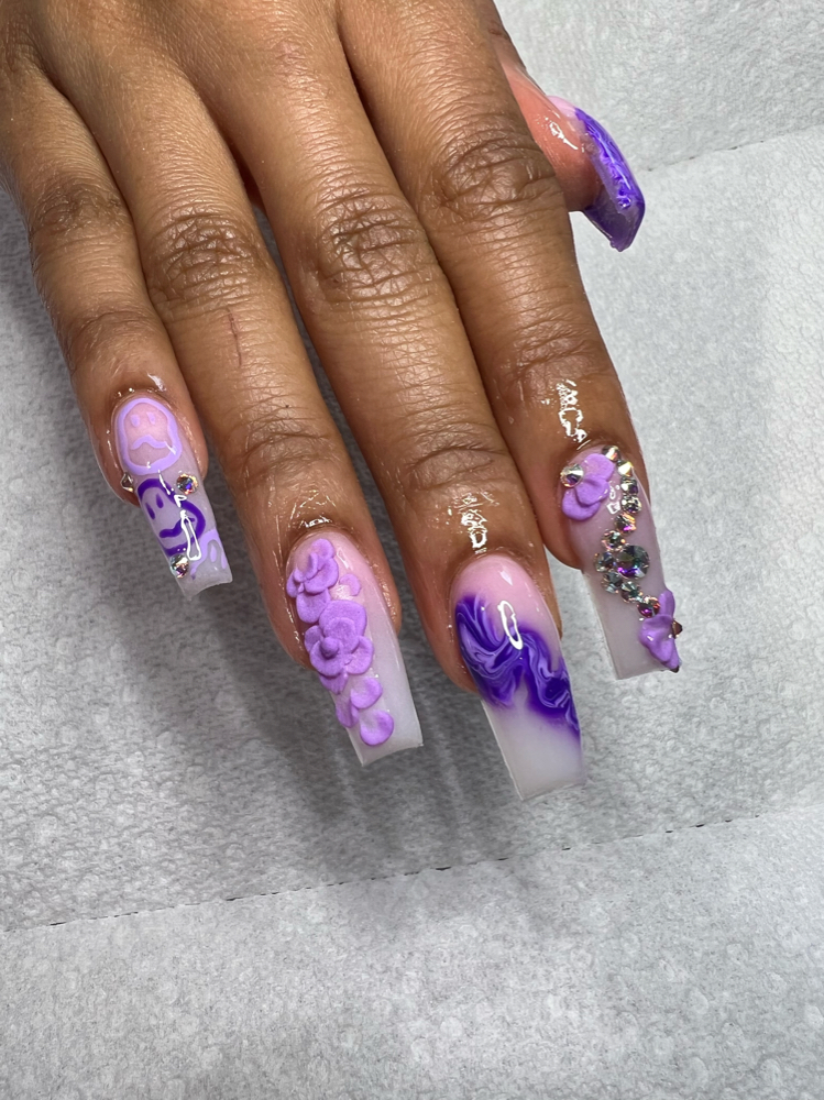 3D/ Encapsulated Nail Art