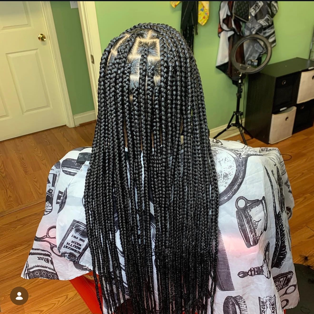 Large Knotless at NY 2 QC Kutz in Charlotte, NC
