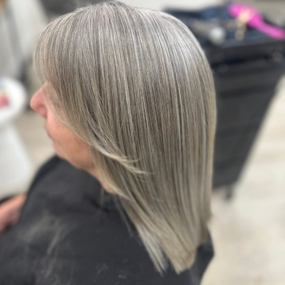 Gray Blending at Hair by Sheila Loccarini in Geneva, NY