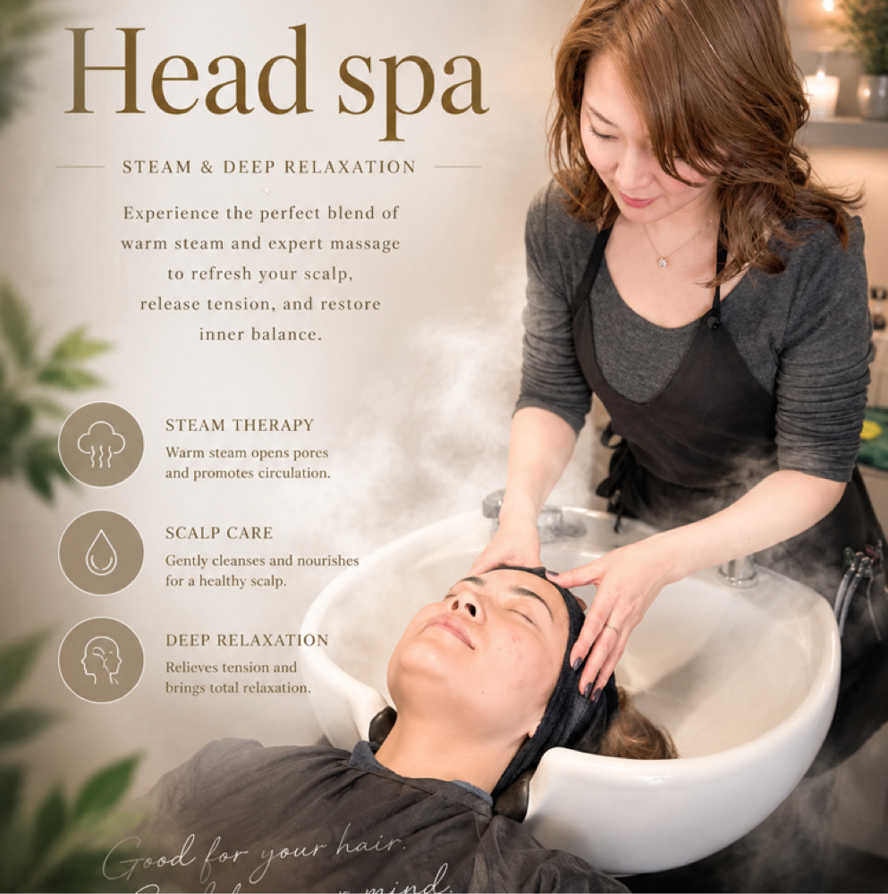 Scalp Massage headspa treatment at Maison Beauty NYC in Newyork, NY