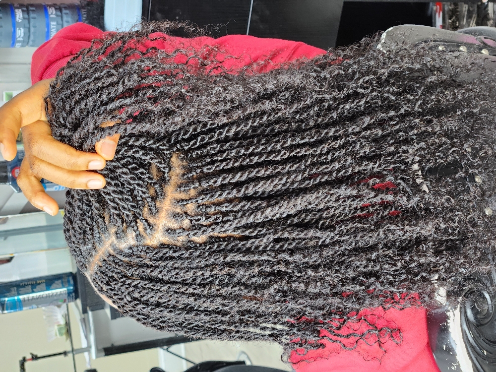 Minitwist Braids at MaryamuAfricanbraids in Newark, NJ
