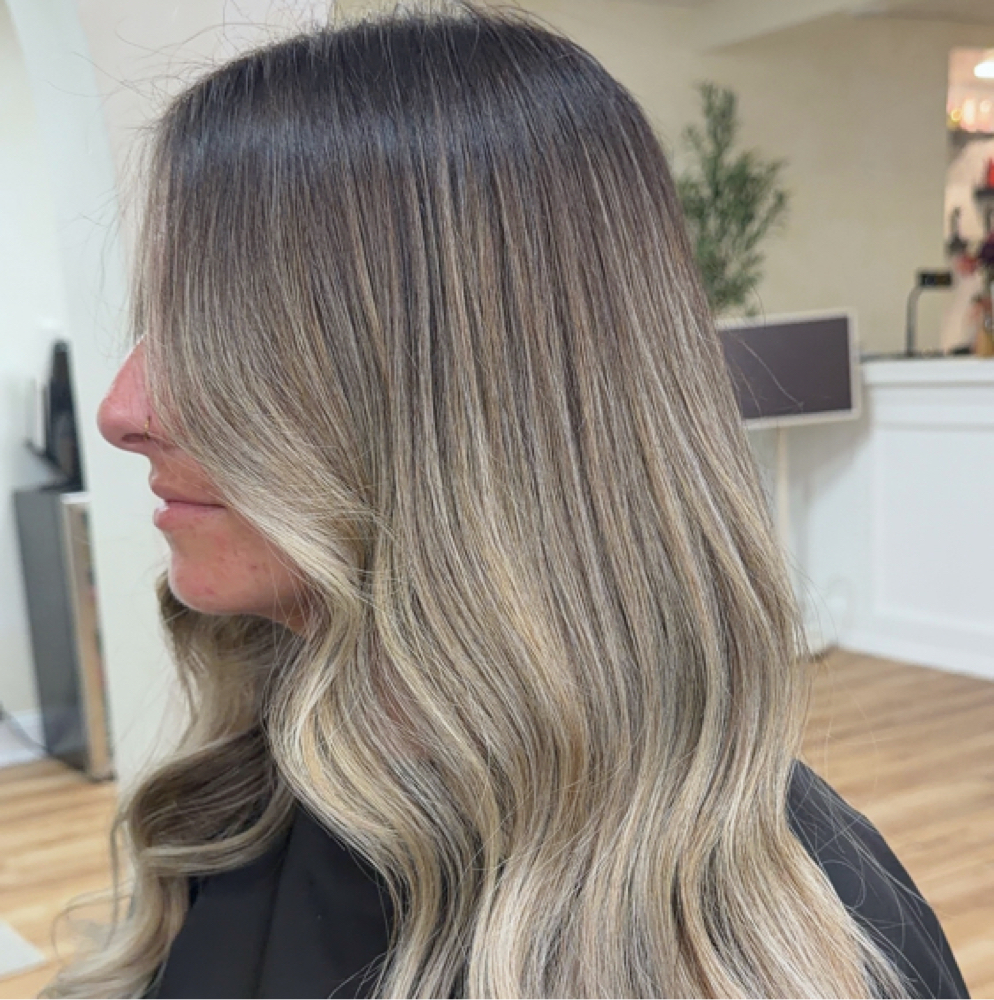 Partial Balayage at HairBySamSpezia in Port Jefferson, NY