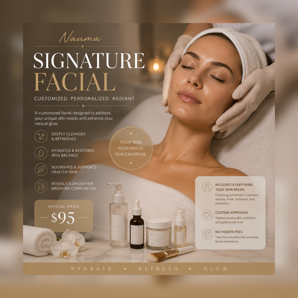 NAUMA Signature Glow Facial at NAUMA Skin & Laser Studio in Rockledge, FL