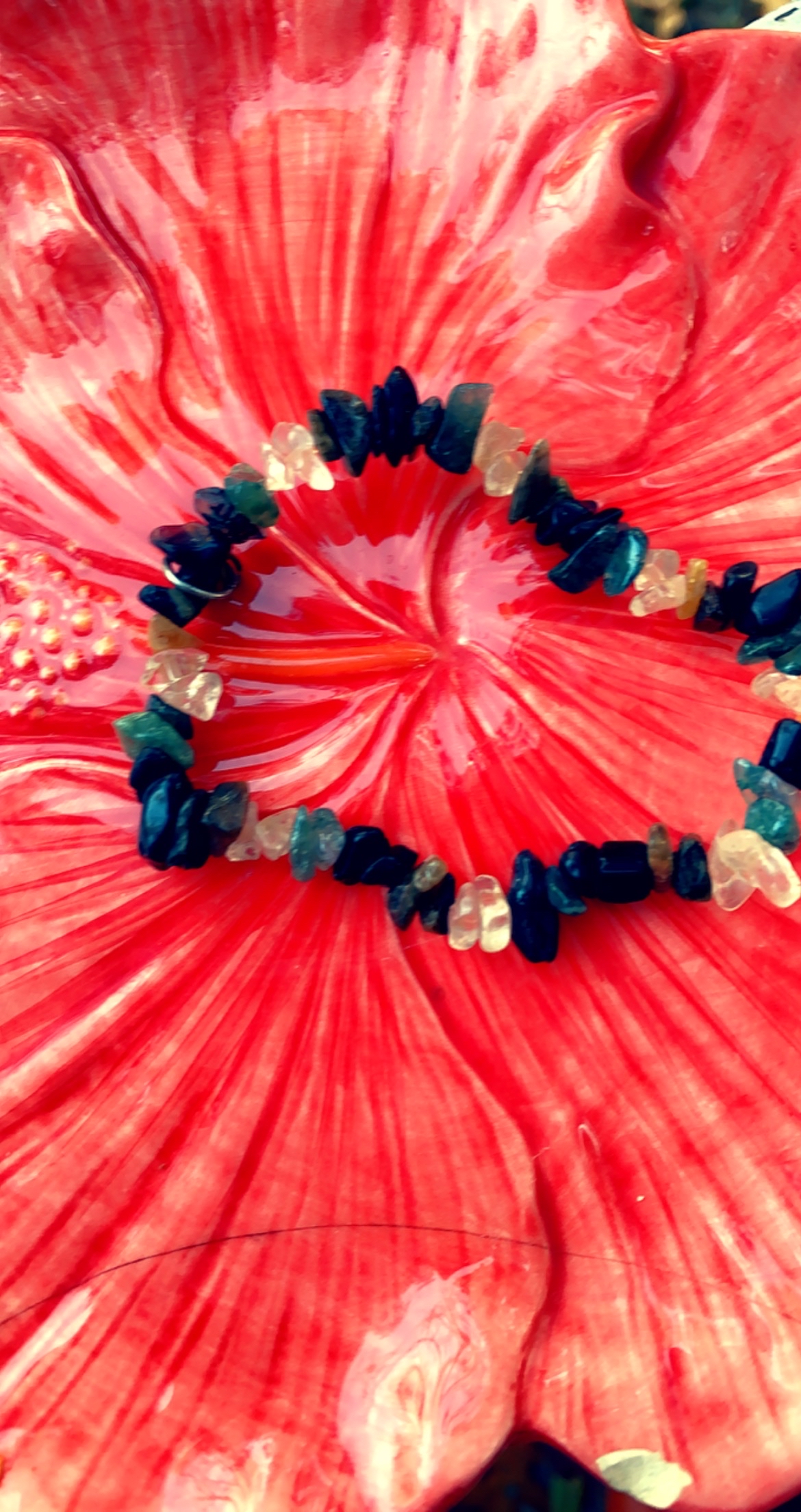 Emerald Quartz black Tourmaline