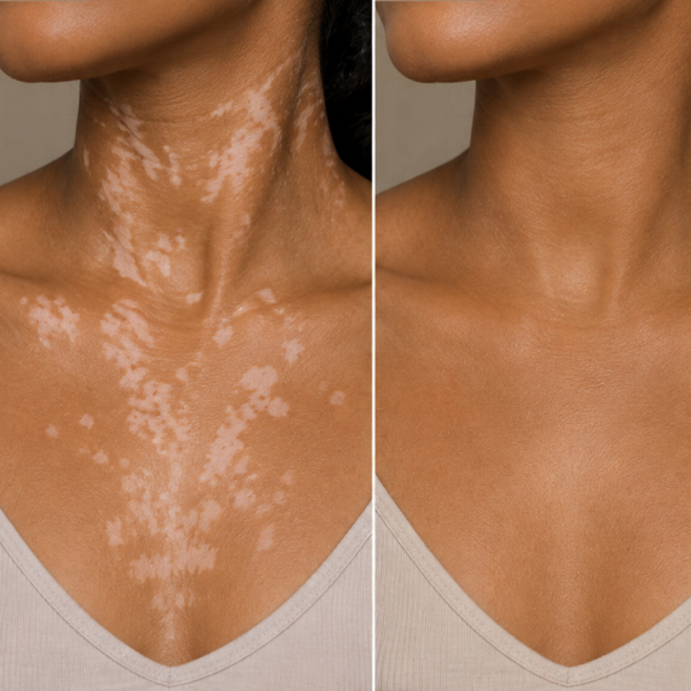 Vitiligo Camouflage at Restored Hue Paramedical Studio in Atlanta, GA