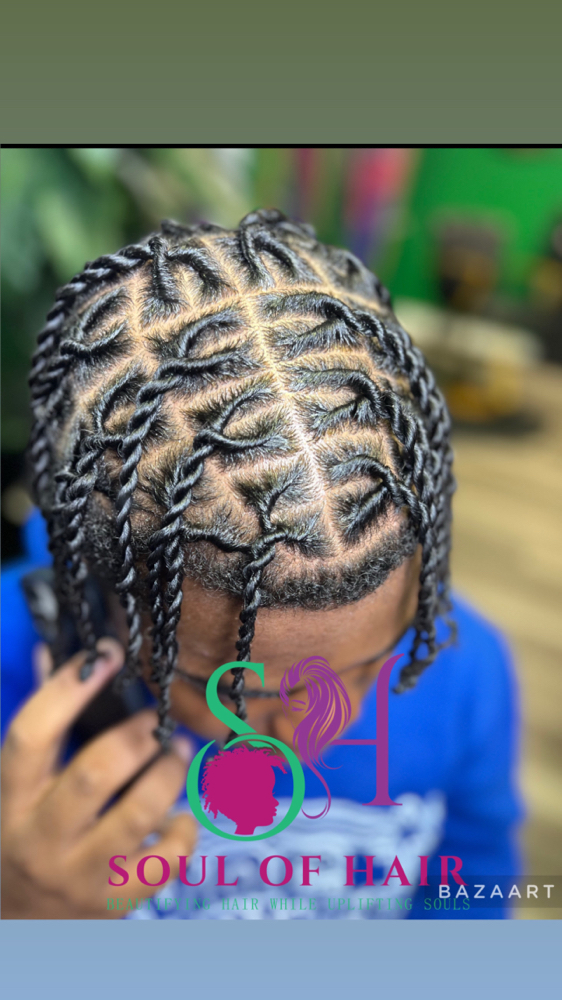 MenBoxbraids&Roprtwst/Flatloc/Twist