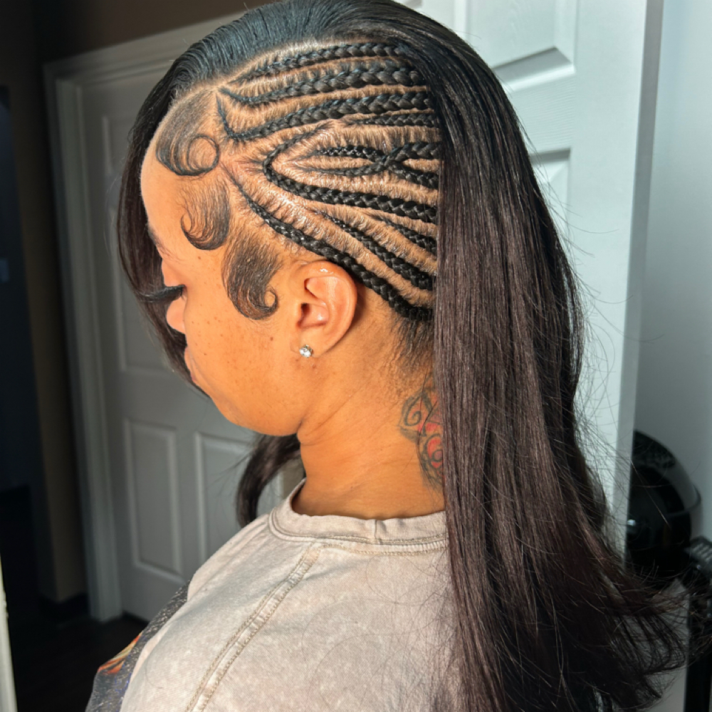 Quick Weave Plus Side StitchBraids at Laurielle Mitchell in Arlington, TX