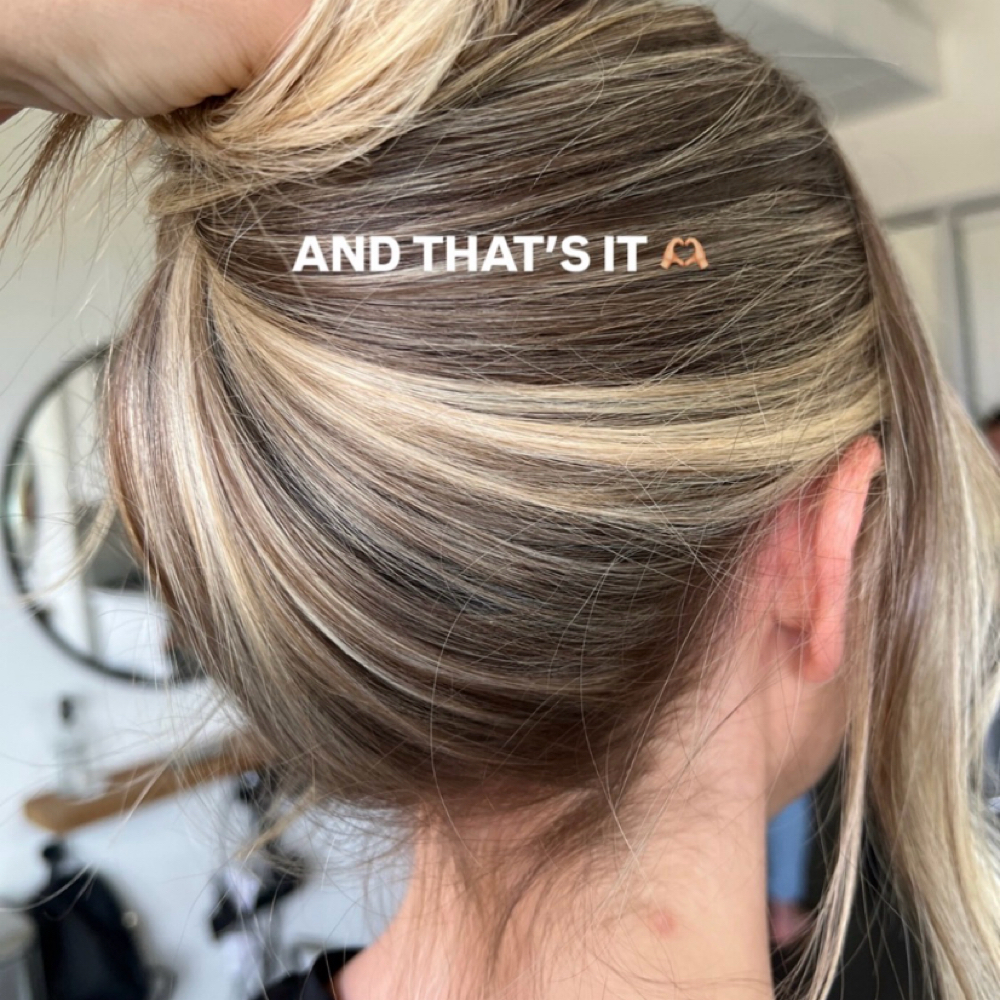 Halo Highlights at Something To Talk About Salon in Marion, NC