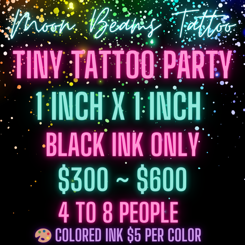 Tattoo Party Tiny Tattoos