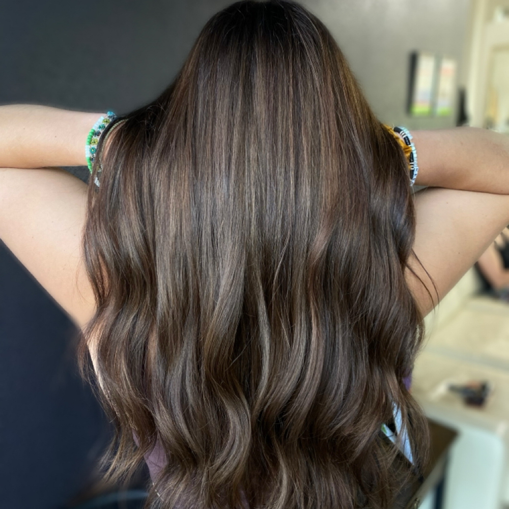 Roots W Full Highlight/Balayage&Cut at Nicole Sherman hair co in Parker, CO