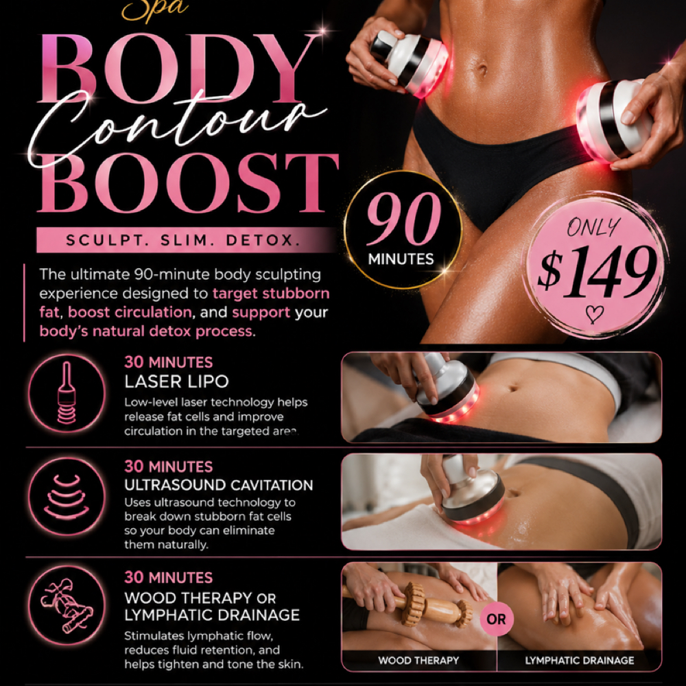 Body Contour Boost  90 Minutes at Beauty Bomb Spa in Lawton, OK