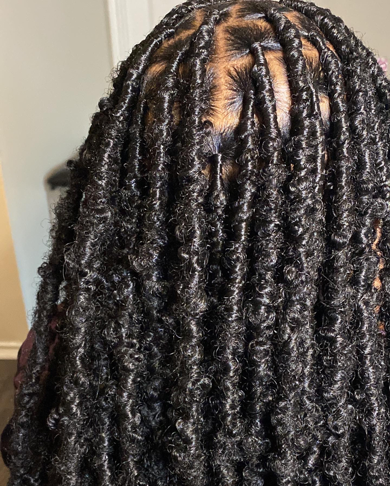 Midback Butterfly Locs