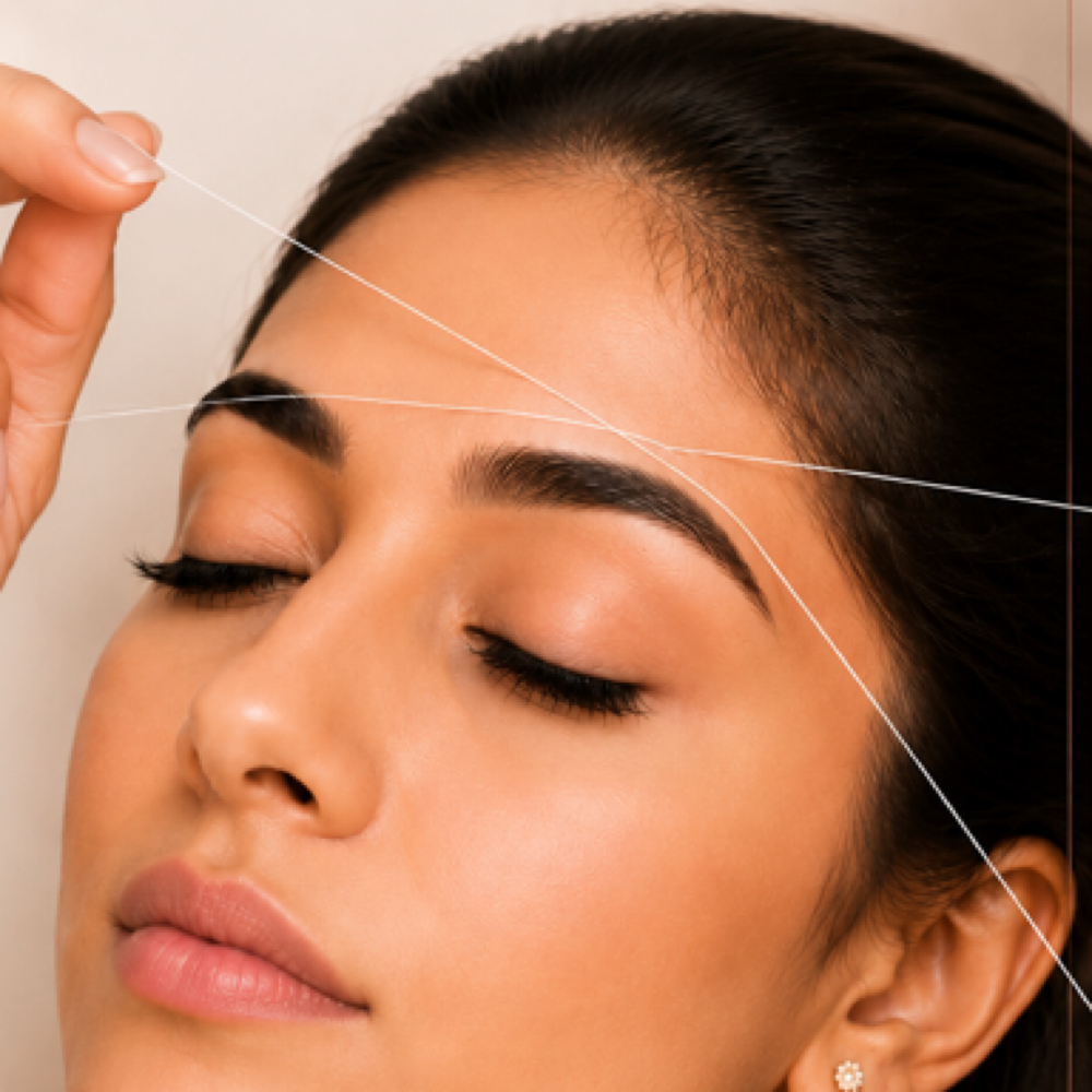 Eyebrows Threading at Babina’s brow studio in Vienna, VA