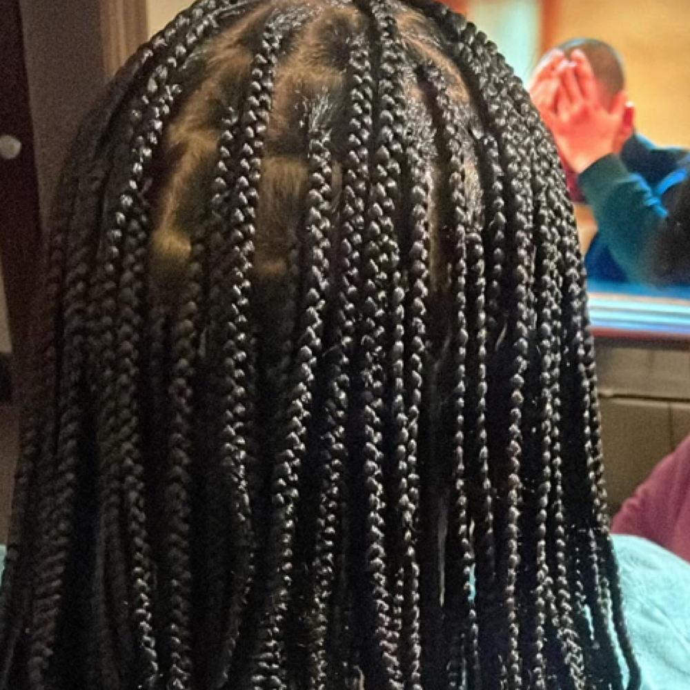 Small knotless (mid-back Length) at Royal Miss Braids and Beauty in Battle Creek, MI