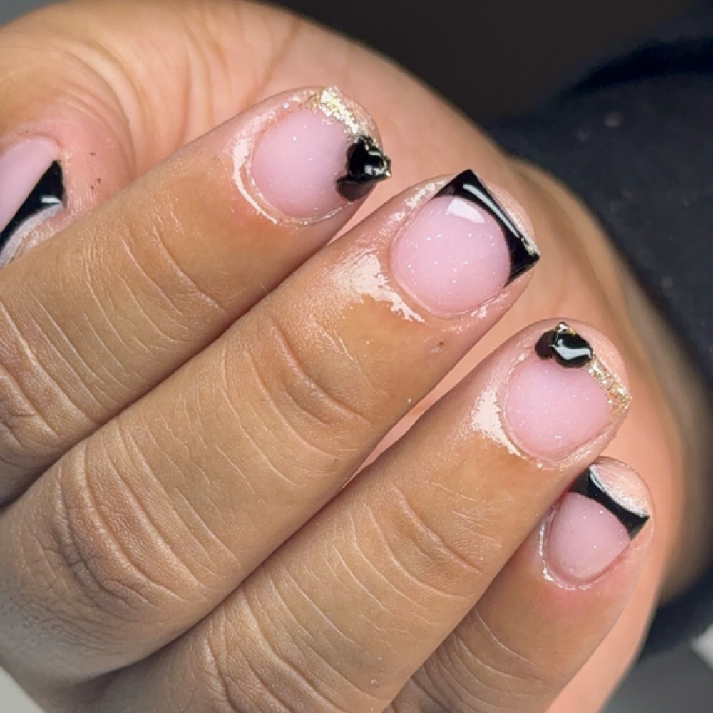 Natural Nail Acrylic Overlay at Gxnailsx in Ceres, CA