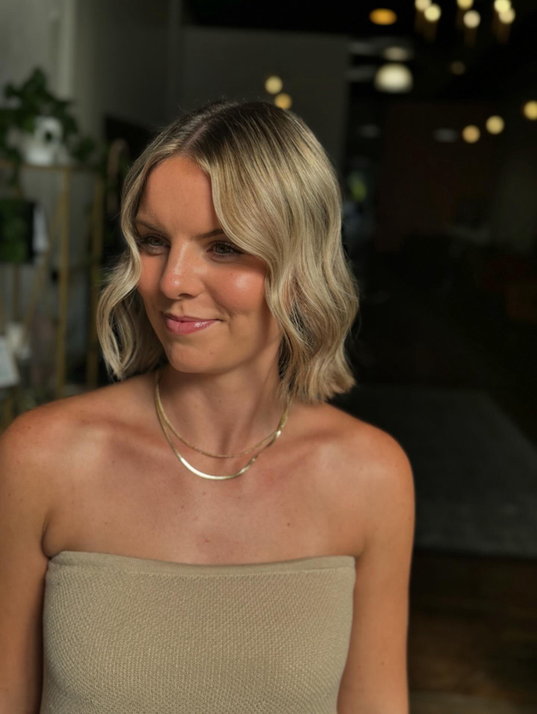 Blonde Root Retouch at Sixteen & Mane in Lawrenceburg, TN