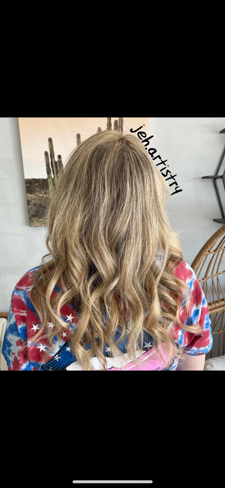 Partial Highlgiht W/Root Color Tone
