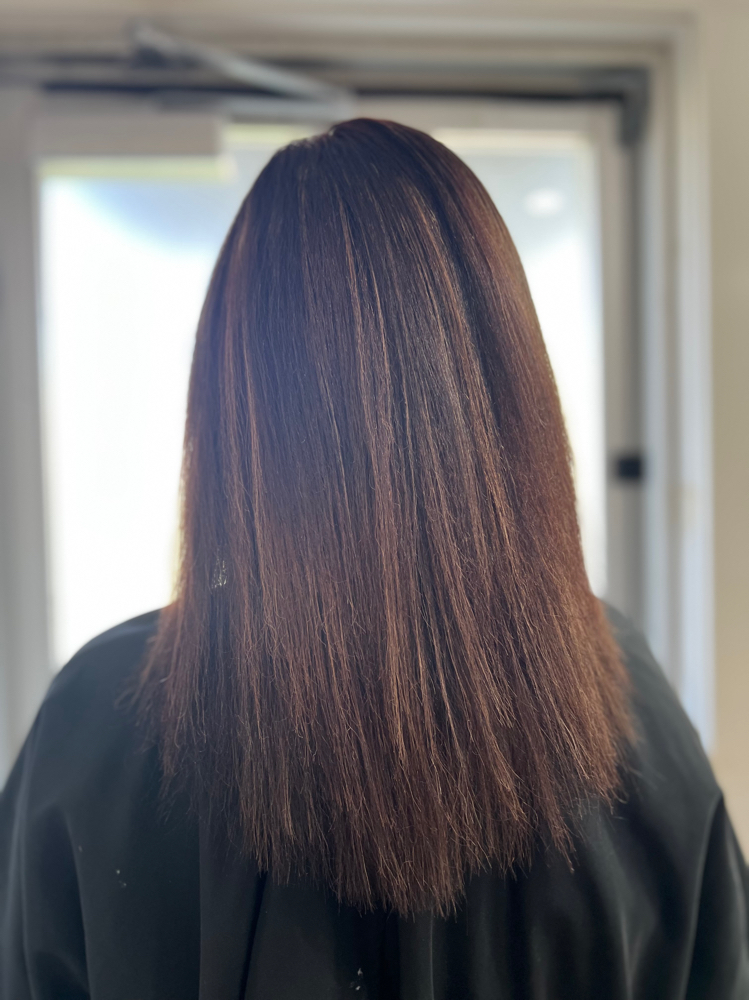 Keratin Flat Iron- Silk Press
