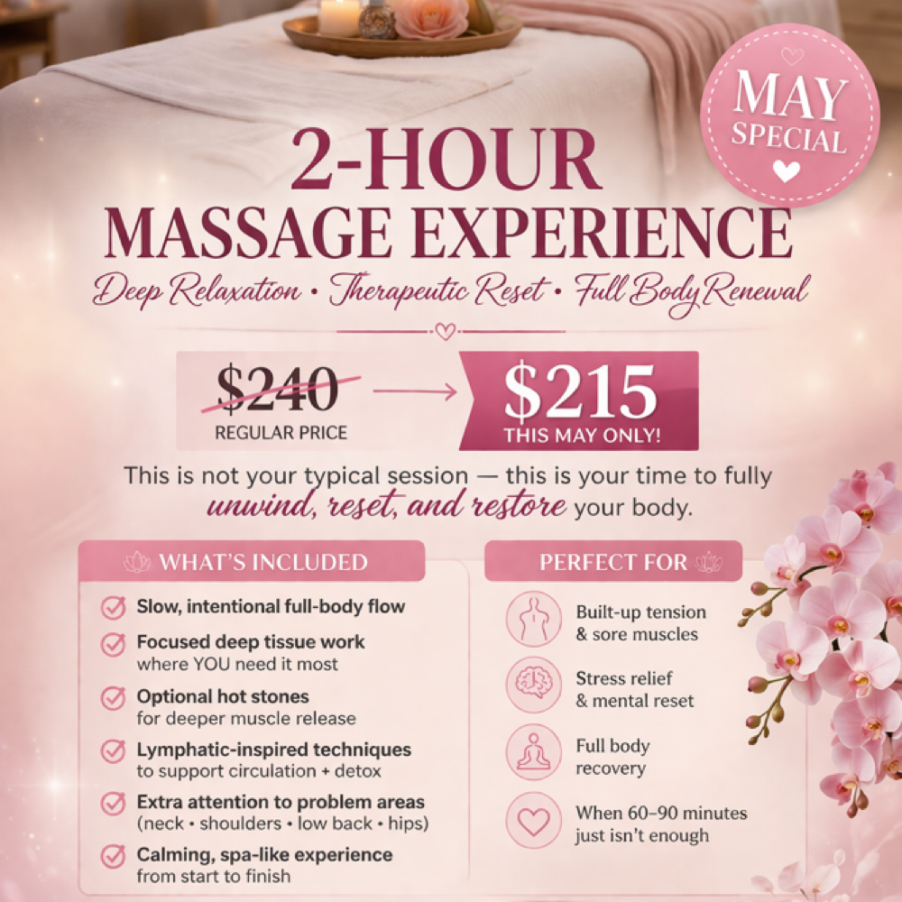 2 Hour Massage Experience at House Of Beauty Salon & Boutique in Watertown, NY