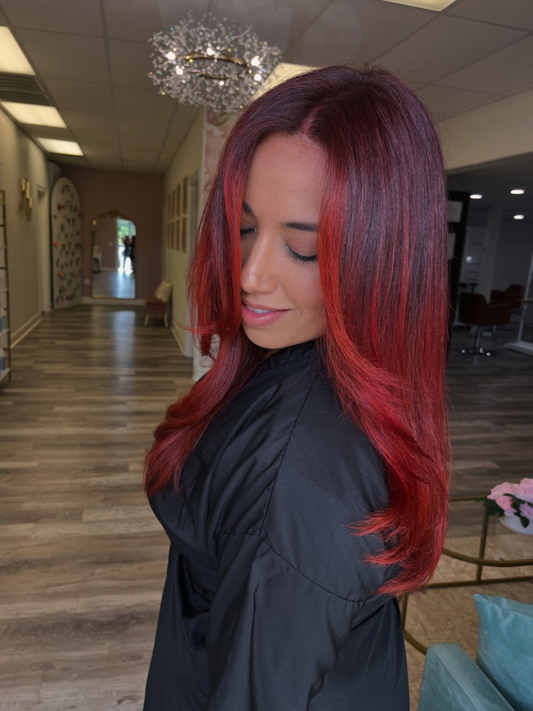 Color Melt at Flora Salon + Studio in Richwood, TX