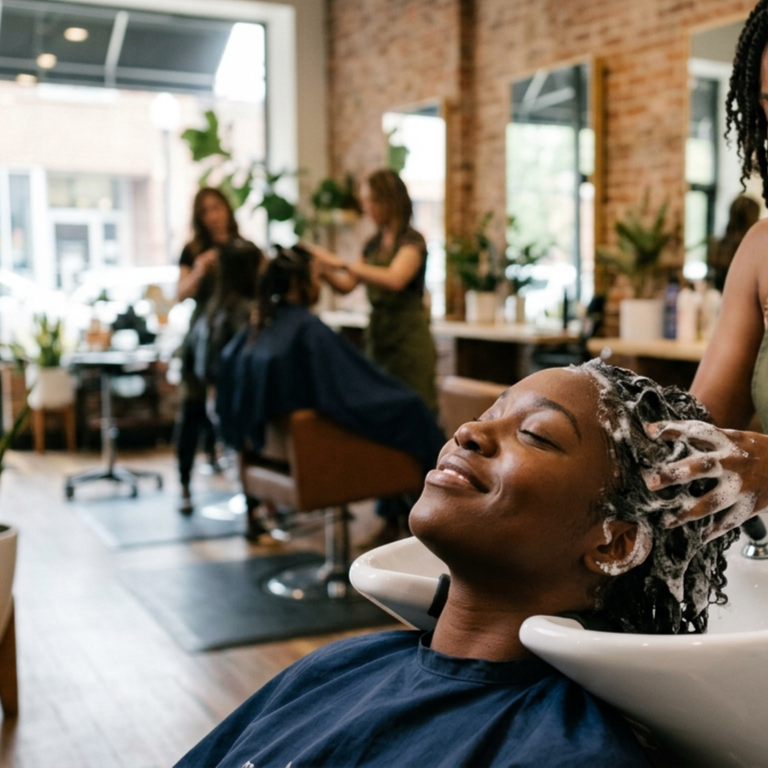 Revitalizing Shampoo Scalp Massage at The Beauty Collective in Houston, TX