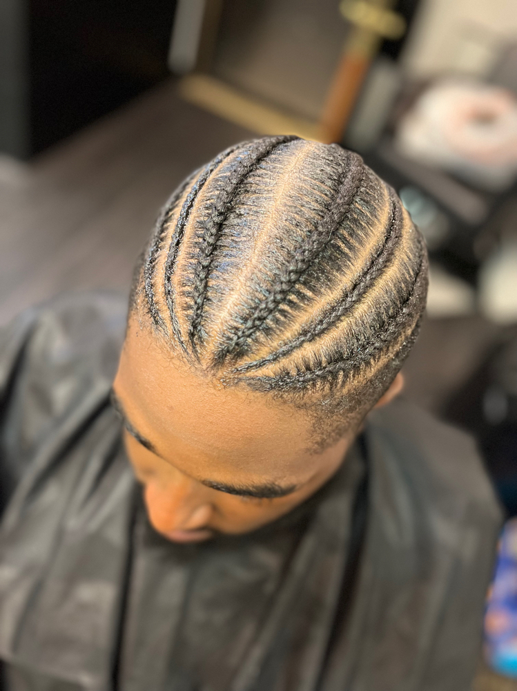 Mens Braids (Half Head)