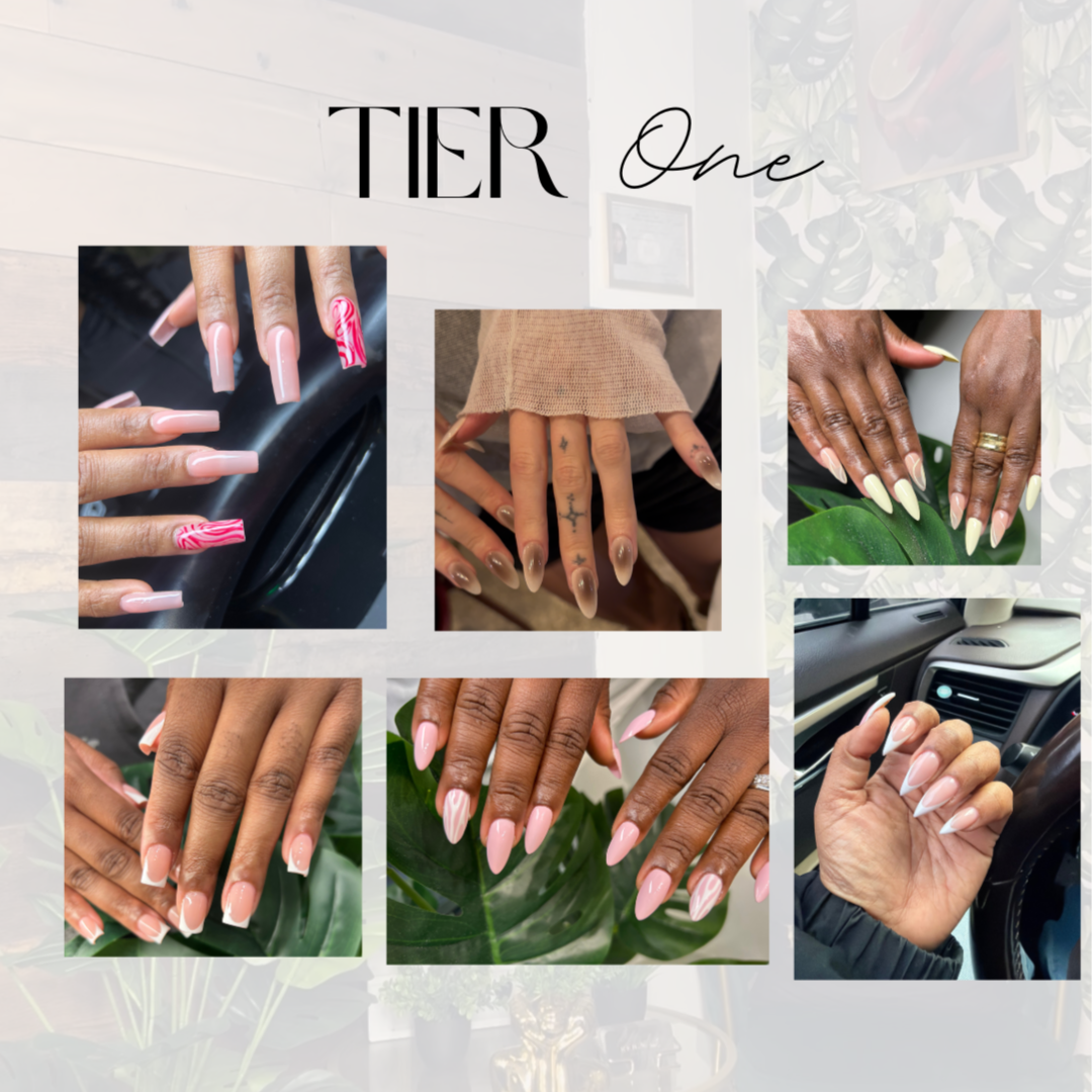 Tier One- Minimal Art at Reign Nails NY in Brooklyn, NY