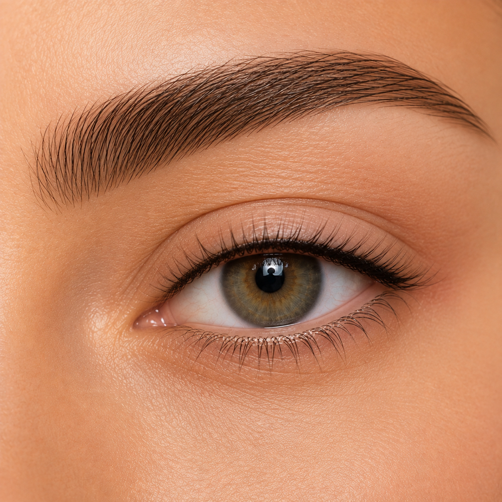 Combination Brow at The Girly Birds in Dripping Springs, TX