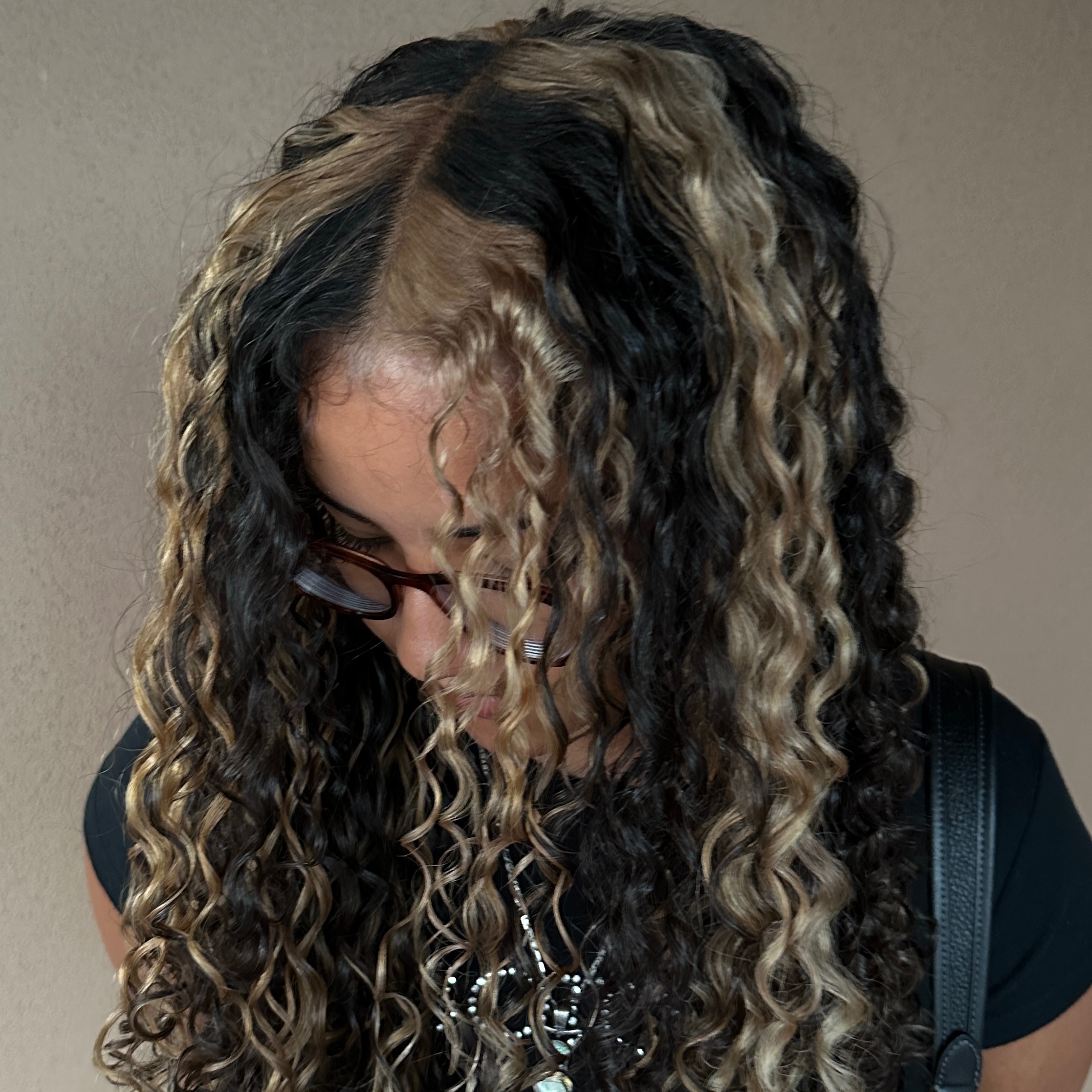Color Block at Charismatic Curls in Austin, TX