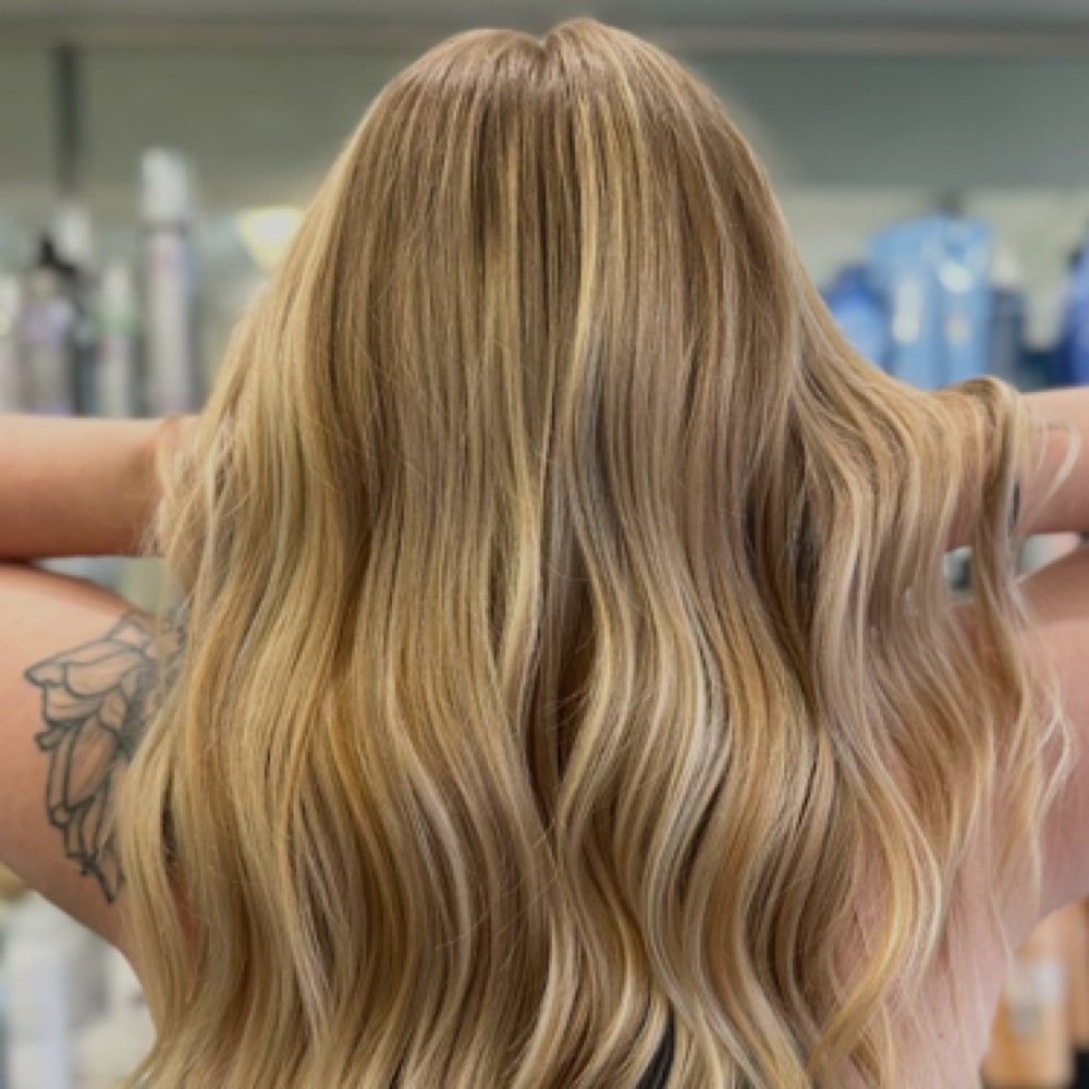 Partial Dimensional Blonding ✨ at MYND Hair Beauty in Woodbridge, VA