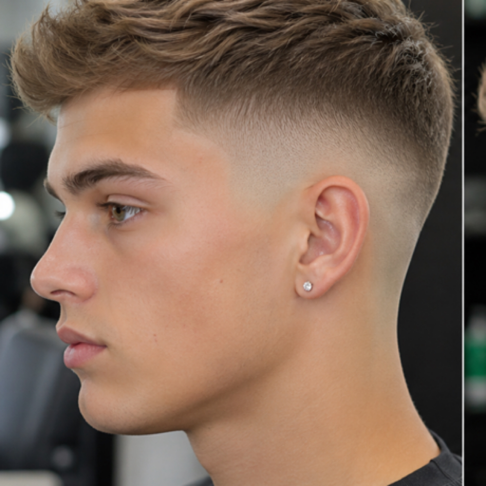 Fade , Men’s Haircut at Styles By Elvia in Mount Pleasant, WI
