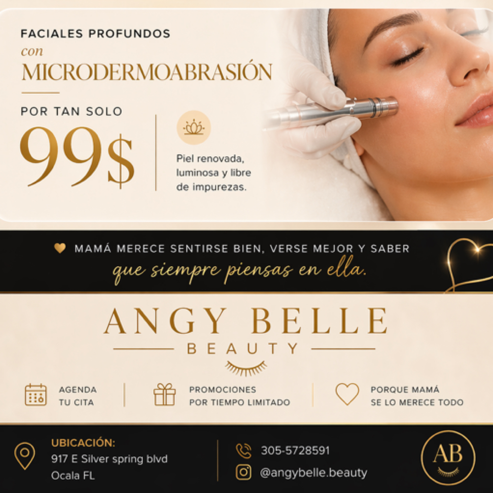Promo Facial + microdermoabrasion at Angy  Belle Beauty in Ocala, FL