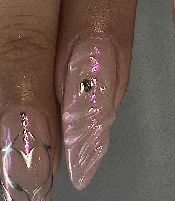Clear 3d Designs (Per Nail)