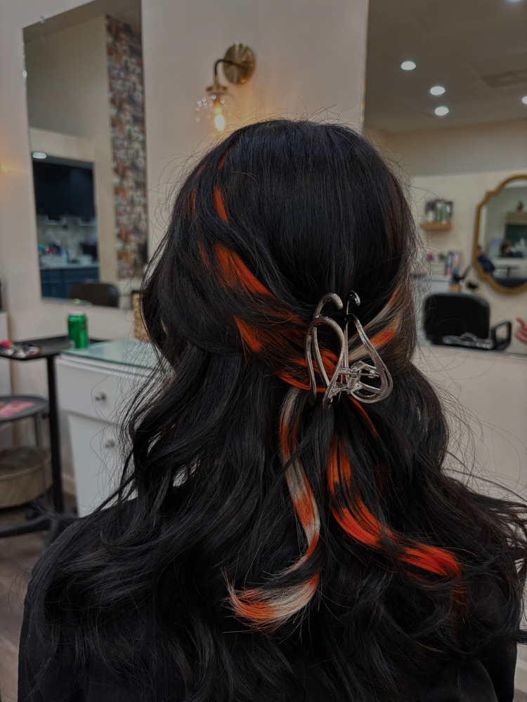 custom color extensions at starbestylin in seminole, FL