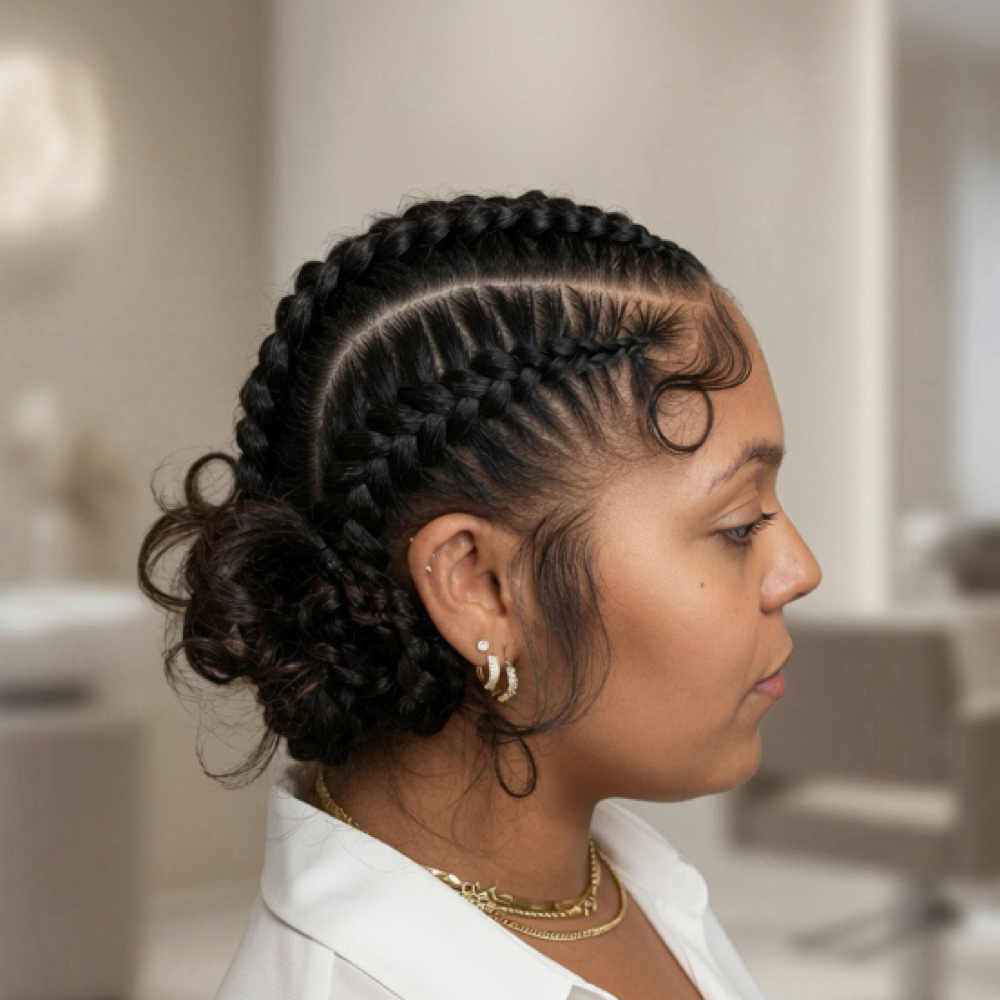 4 Butterfly Braids at BeeGlam Hairapy in Randallstown, MD