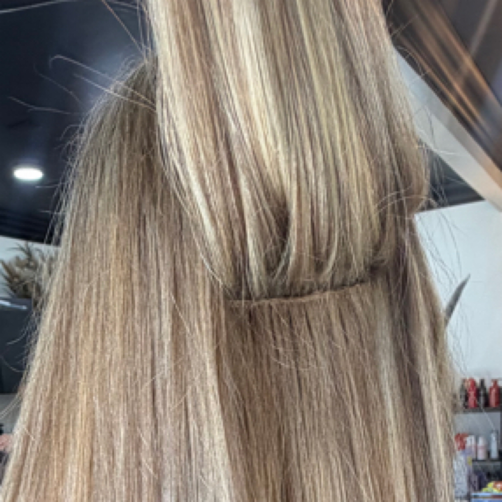 Beaded Row 1 Row / Volume Install at Kamri Grant in Canyon Lake, CA