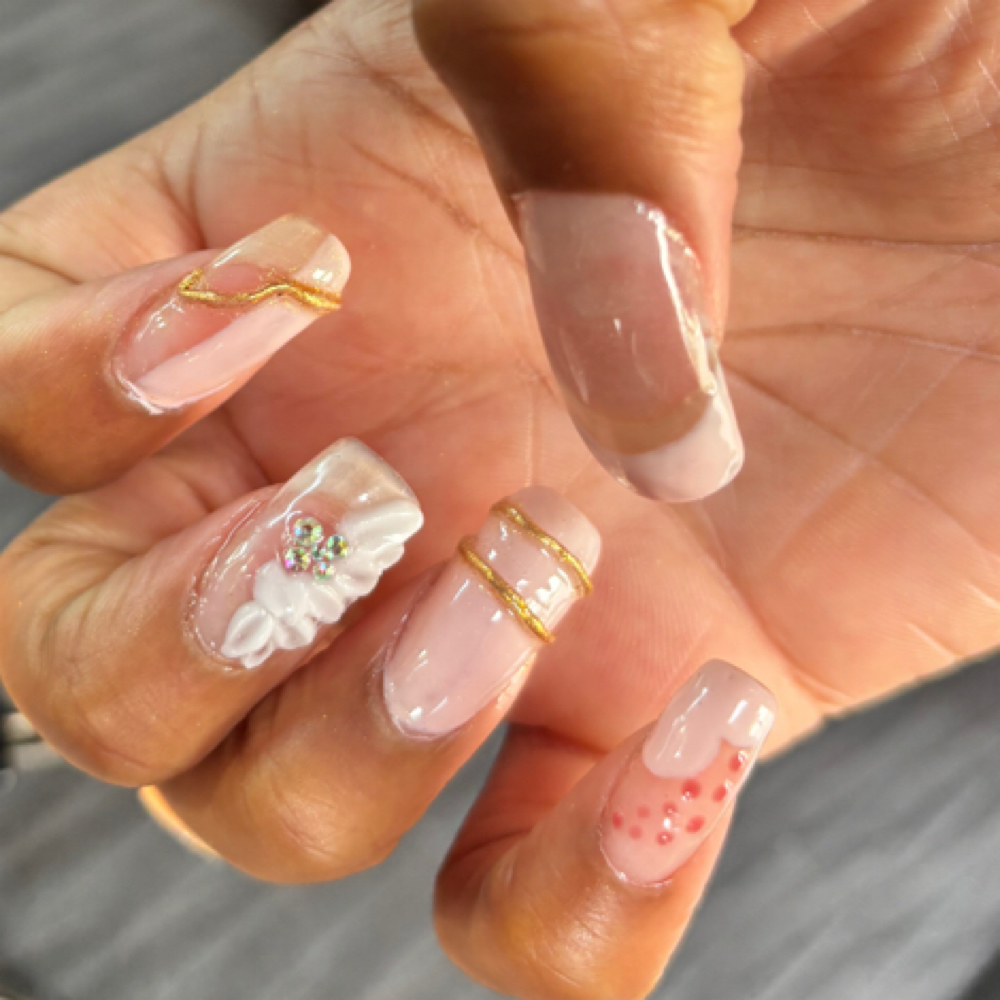 French Manicure Upgrade at Jamesa Brown in Florence, SC