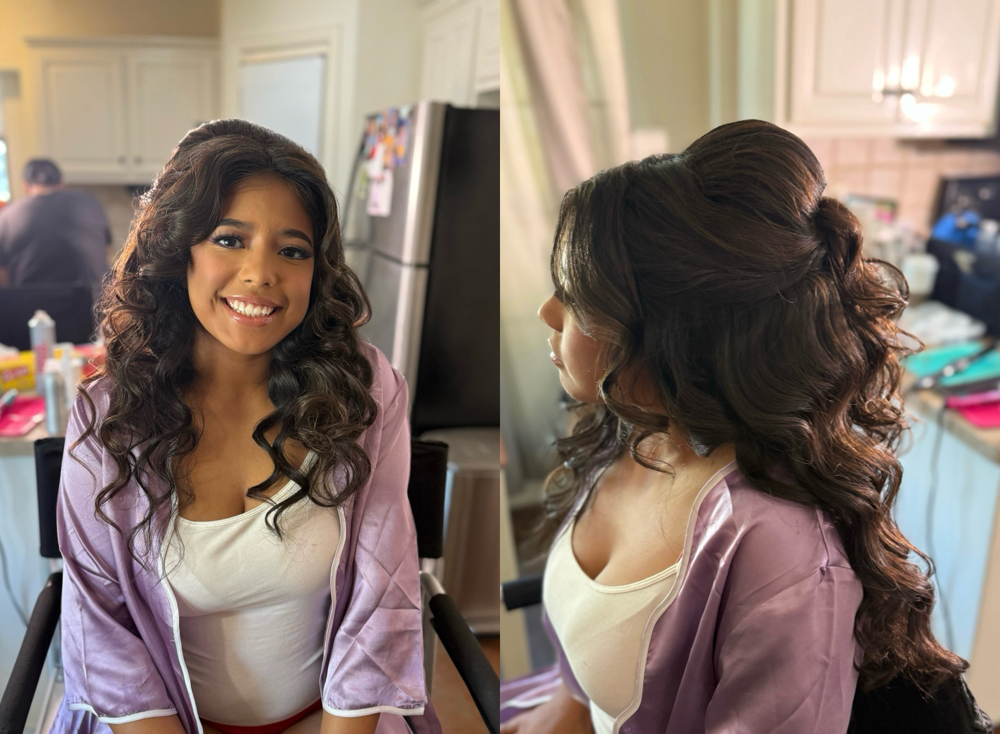 Quinceañera Hair Styling