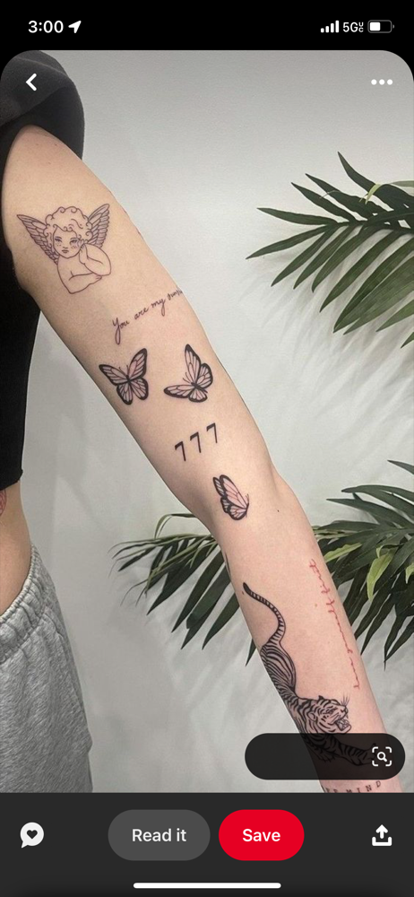 Half Sticker Sleeve