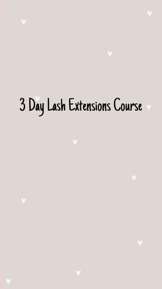 Lash Extensions Course