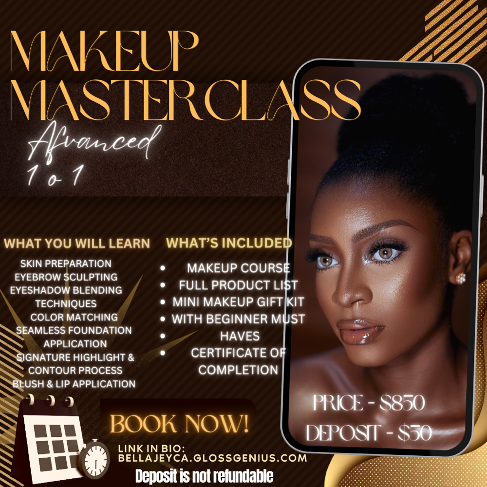 MAKEUP MASTERCLASS ADVANCED 1 ON 1