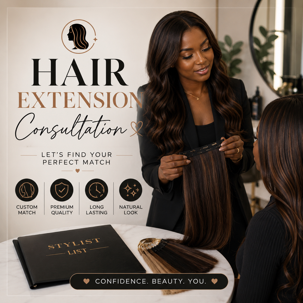 Hair Extension Consultati at City Spa by Blue in Dallas, TX